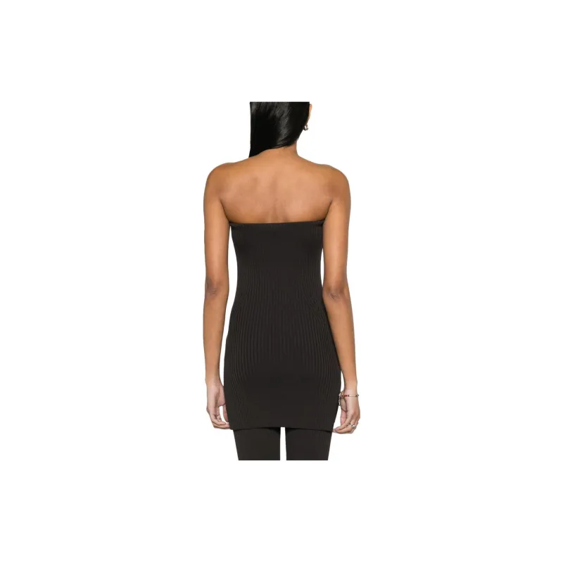 NANUSHKA Brynn Ribbed Strapless Top-2