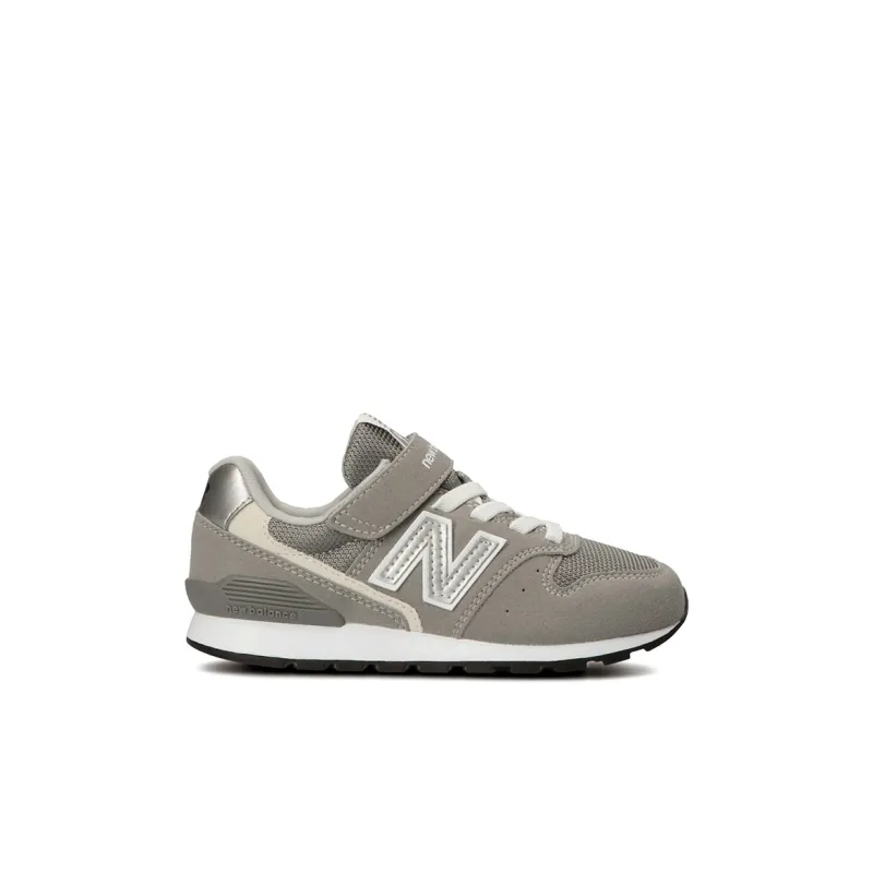New Balance V3 Slip Resistant Cushioning Abrasion Resistant Breathable Low Top Running Shoes Classic Gray Kids-4