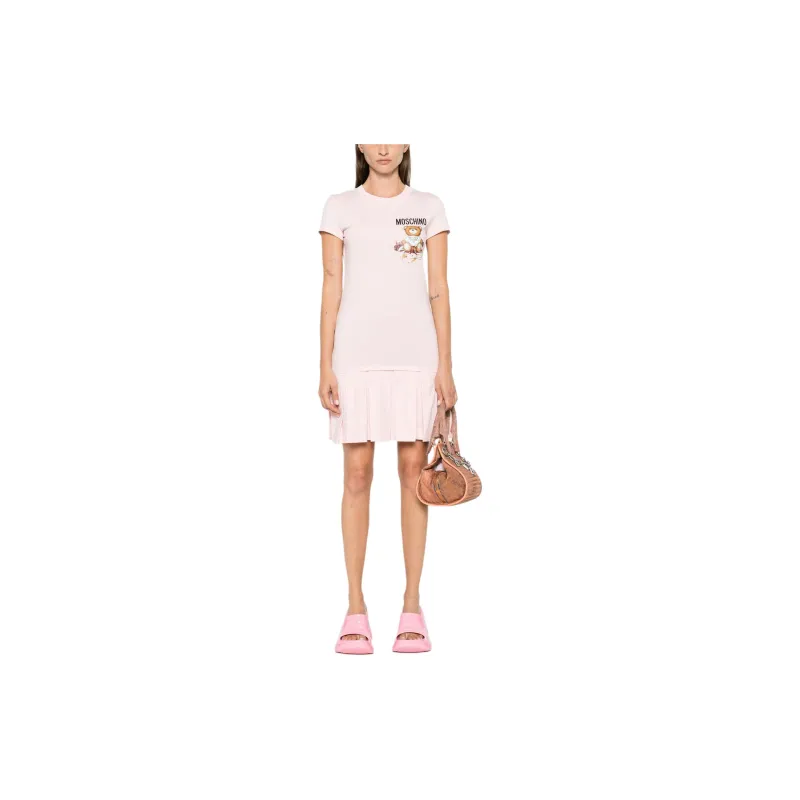 MOSCHINO Logo print Mini Dress-1