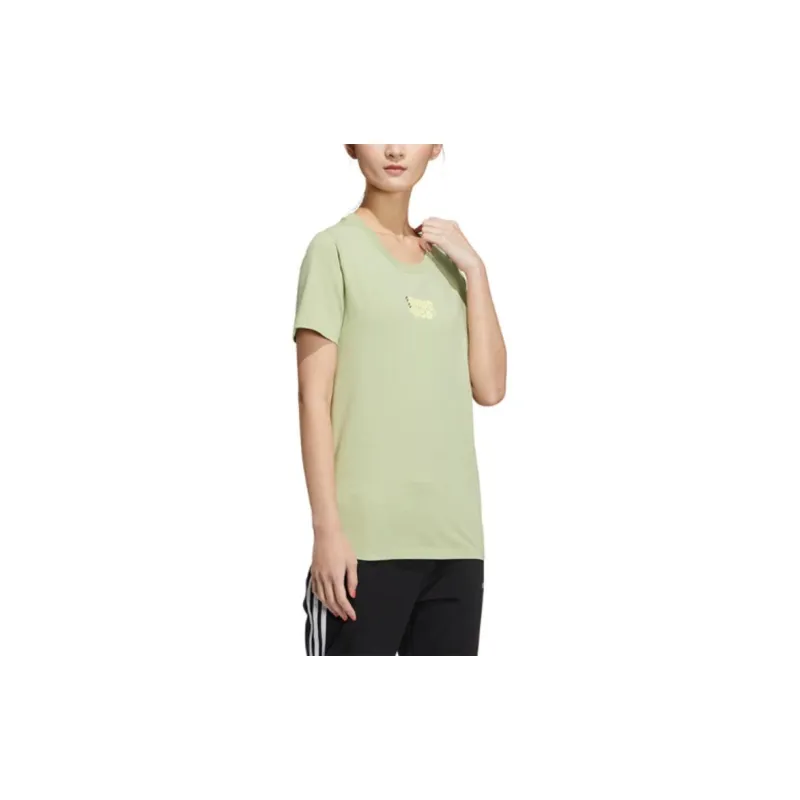 Adidas Neo T Shirt Women's Light Green-3
