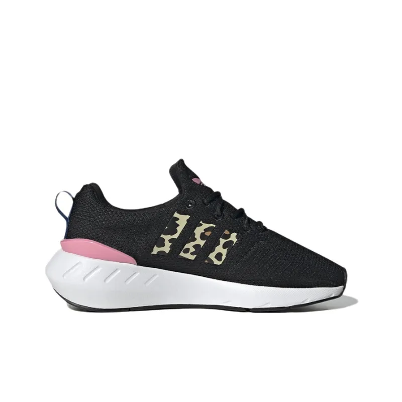 Adidas Swift Run 22 J 'Black Pink Bliss Leopard'-1