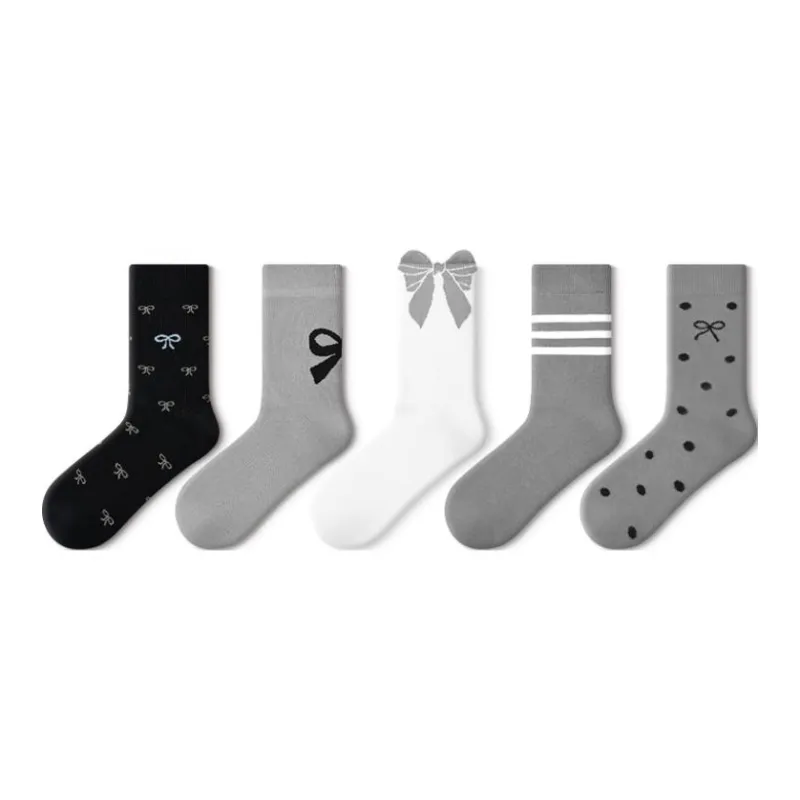 Primeet Mid Calf Socks Women's 5 Pack-1