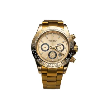 ROERDUM Ditan Collection Kindey Mechanical Movement Steel Strap Watch Men's Watches Beige Watch Dial