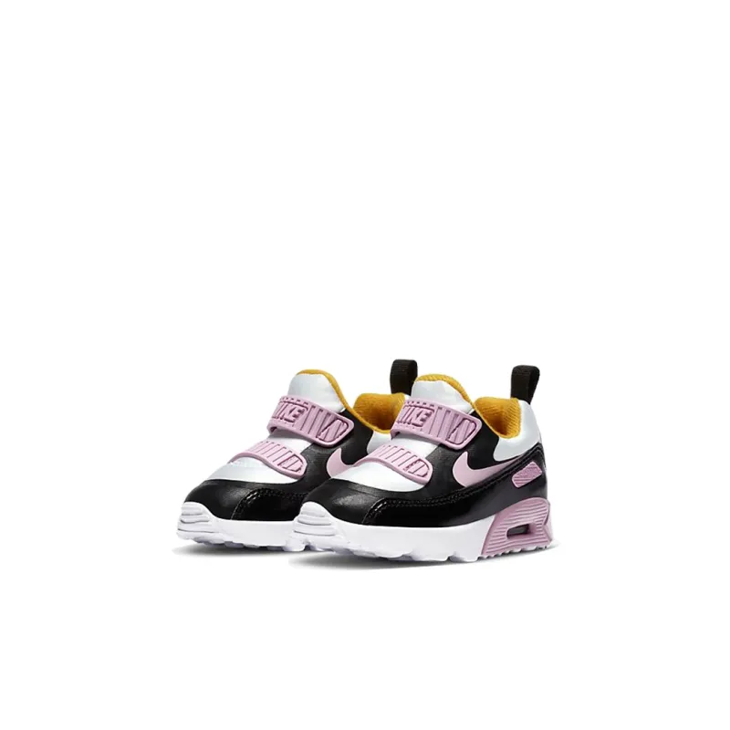 Nike Air Max 90 Low Top Running Shoes Black Pink Infant And Toddler-2