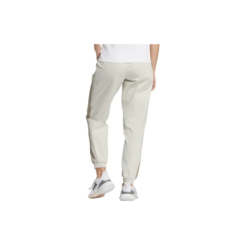 Adidas Knitted Sweatpants Women's Pink White-2