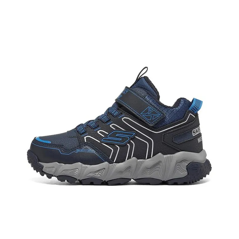 Skechers Velocitrek Mid Top Kids' Running Shoes Navy Teenagers-0