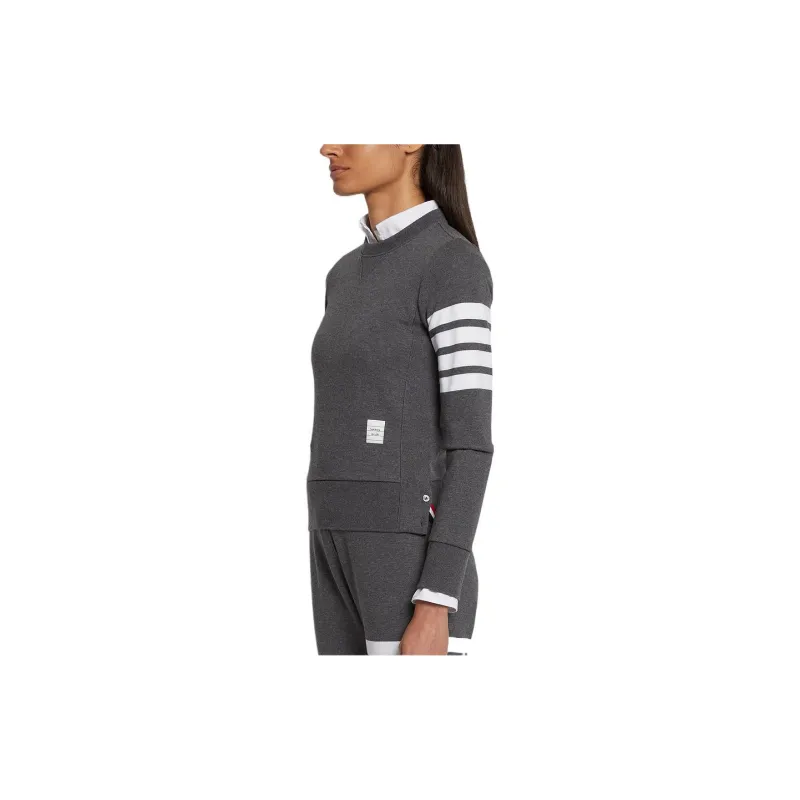 THOM BROWNE Classic Loopback 4 Bar Sweatshirt-3