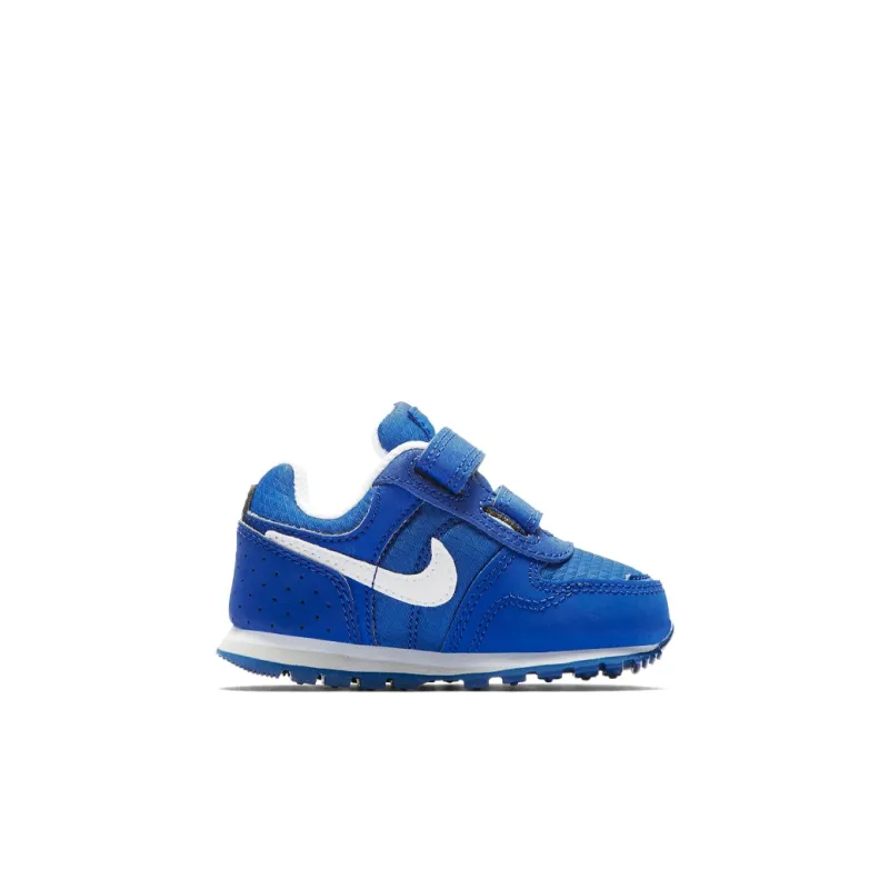 Nike MD Runner Anti Slip Wear Resistant Low Top Running Shoes Blue White Infant And Toddler-1