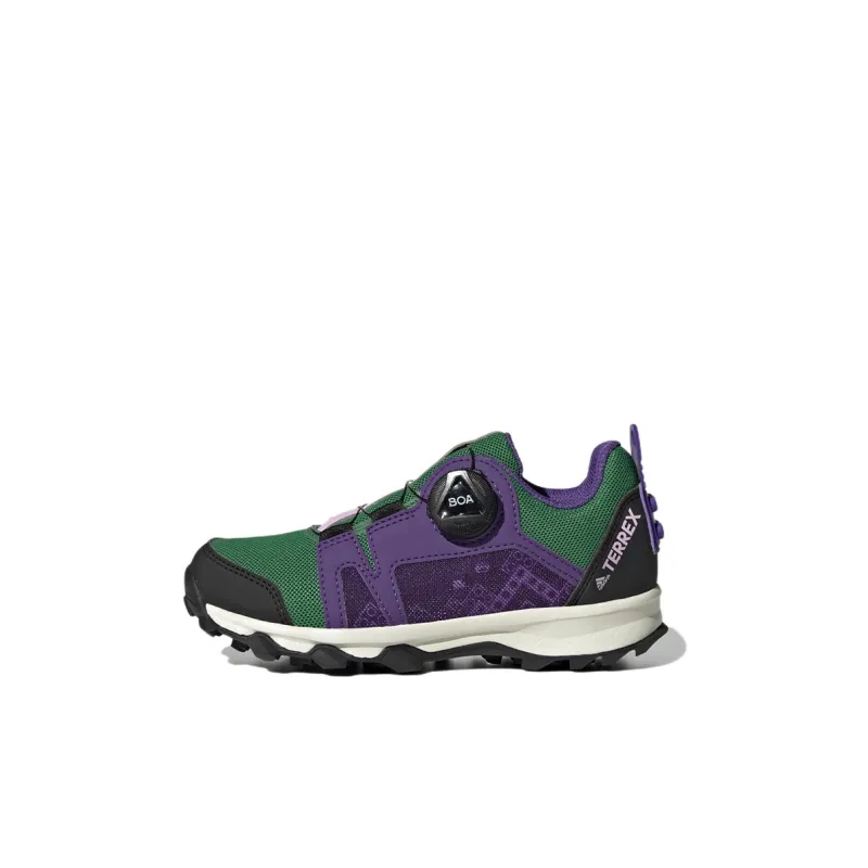 Lego x Adidas Terrex Agravic Boa K Anti Slip Wear Resistant Low Top Kids' Running Shoes Purple Green Kids'-0