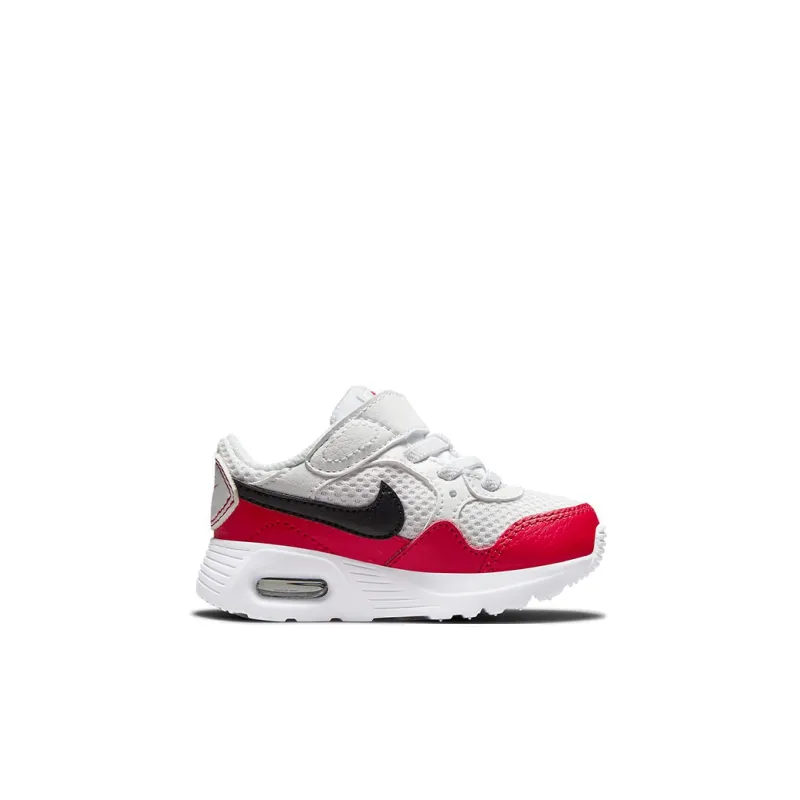 Nike Air Max SC Low Top Running Shoes White Red Black Infant And Toddler-1