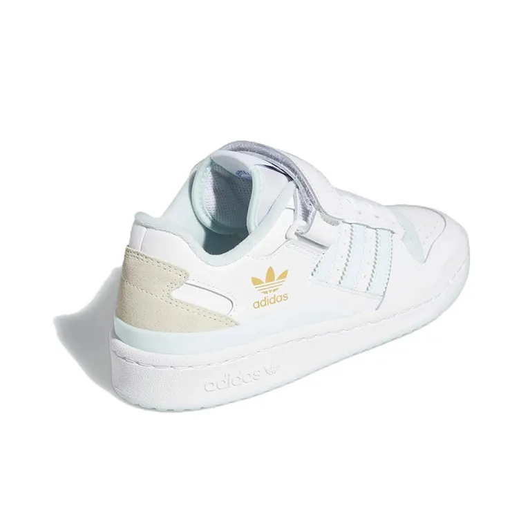 Adidas Forum Low Big Kid 'White Almost Blue'-3