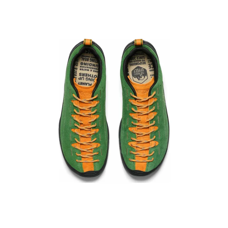 KEEN Jasper Anti Slip Wear Resistant Low Top Hiking Shoes Men's Green Black-3