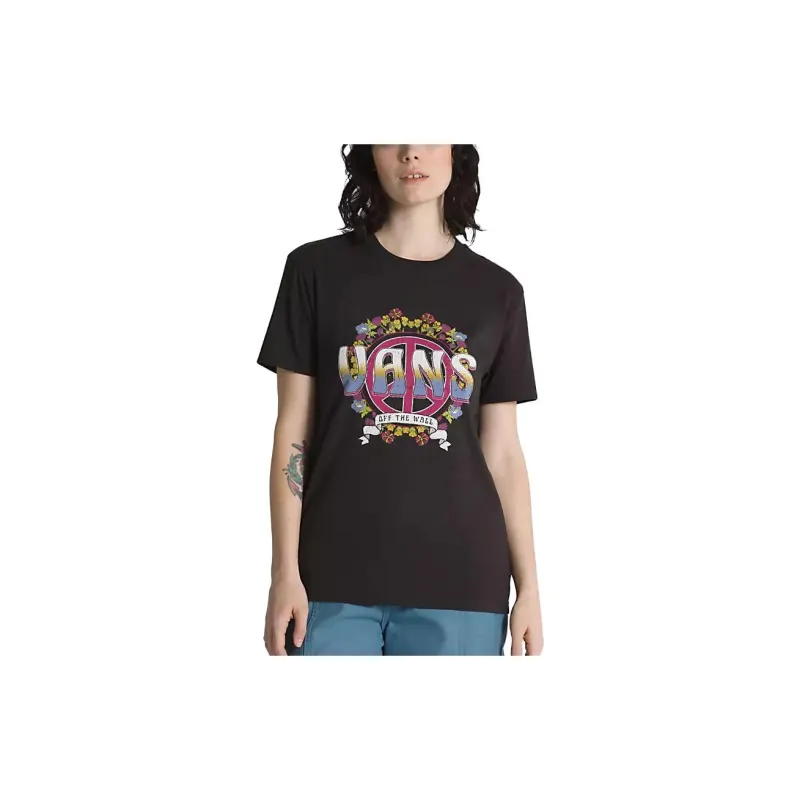 Vans Farewell Tour Boyfriend T-Shirts Women's Black-3