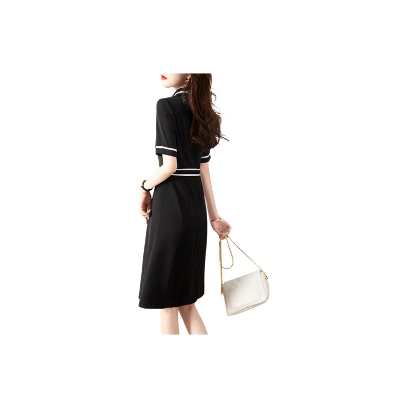 XWI Short Sleeved Dress Women's Black-1