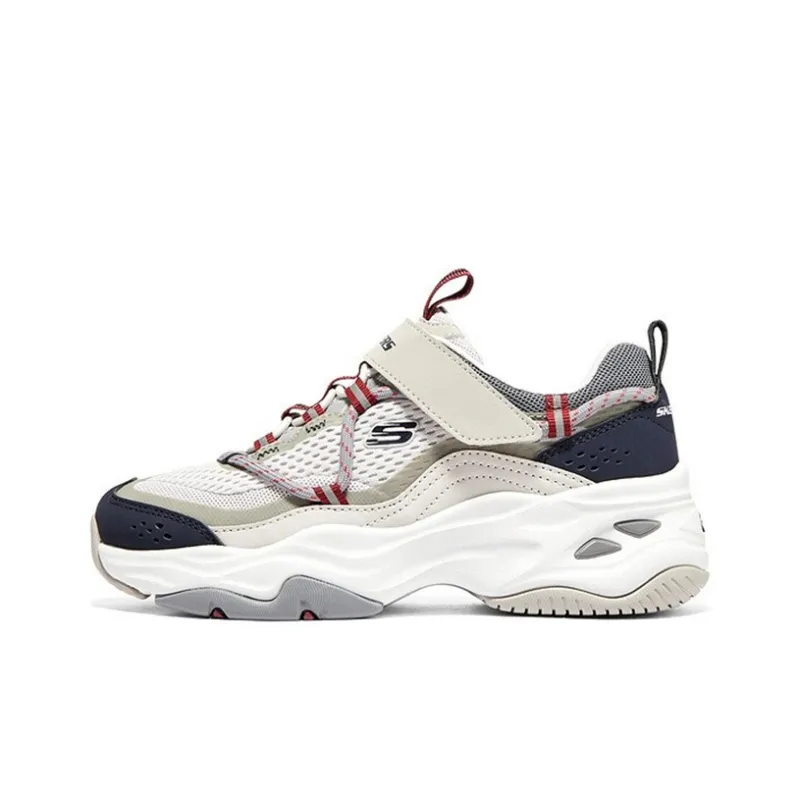 Skechers Slip Resistant Shock Absorbers With Abrasion Resistant Properties Low Top Casual Shoes White Teenagers-0