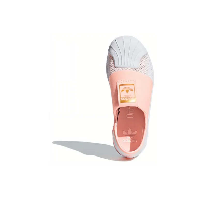 Adidas Originals SUPERSTAR 360 2.0 C Slip Resistant Low Top Kids' Skateboarding Shoes Pink Children Aged 3 7 Years Old-4