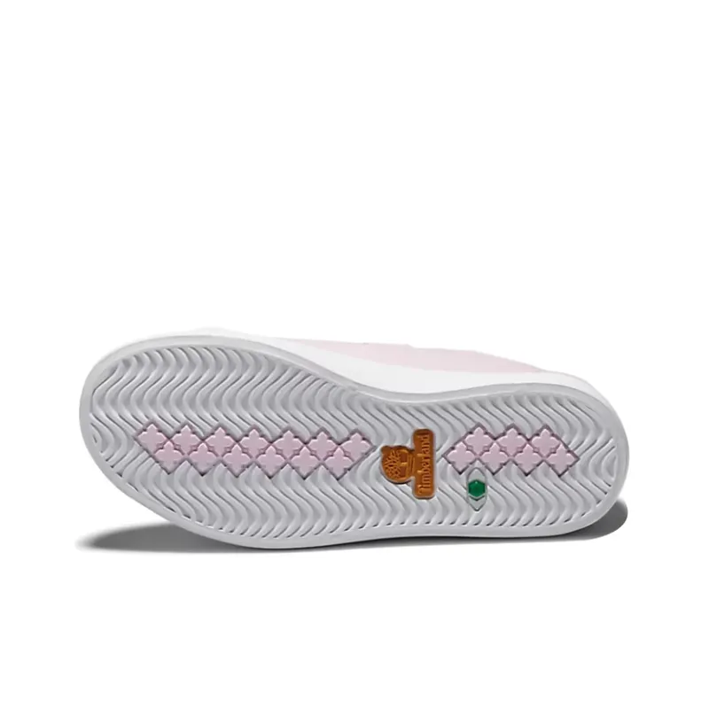 Timberland Newport Bay Low-Top Kids' Skateboarding Shoes Pink White Teenagers-4