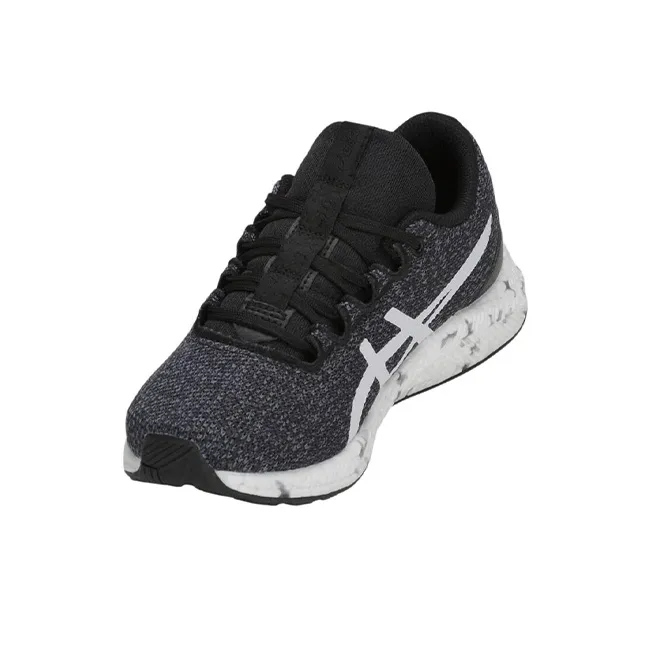Asics Hypergel yu Cushioning, Breathable, Lightweight Low Top Kids' Running Shoes Black White Teenagers-5