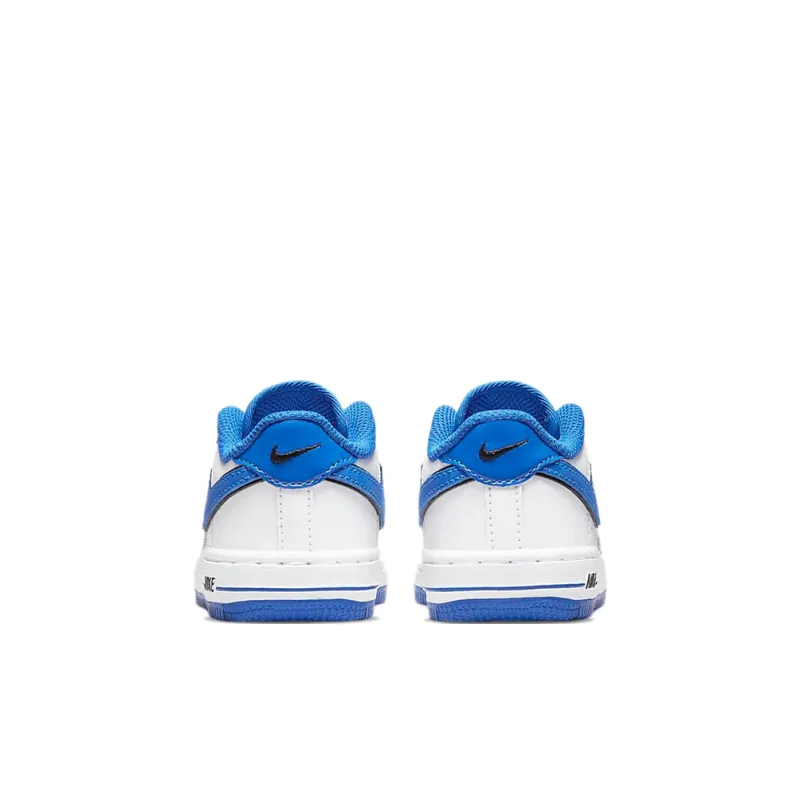 Nike Air Force 1 LV8 Low Top Skateboard Shoes White Blue Infant And Toddler-4