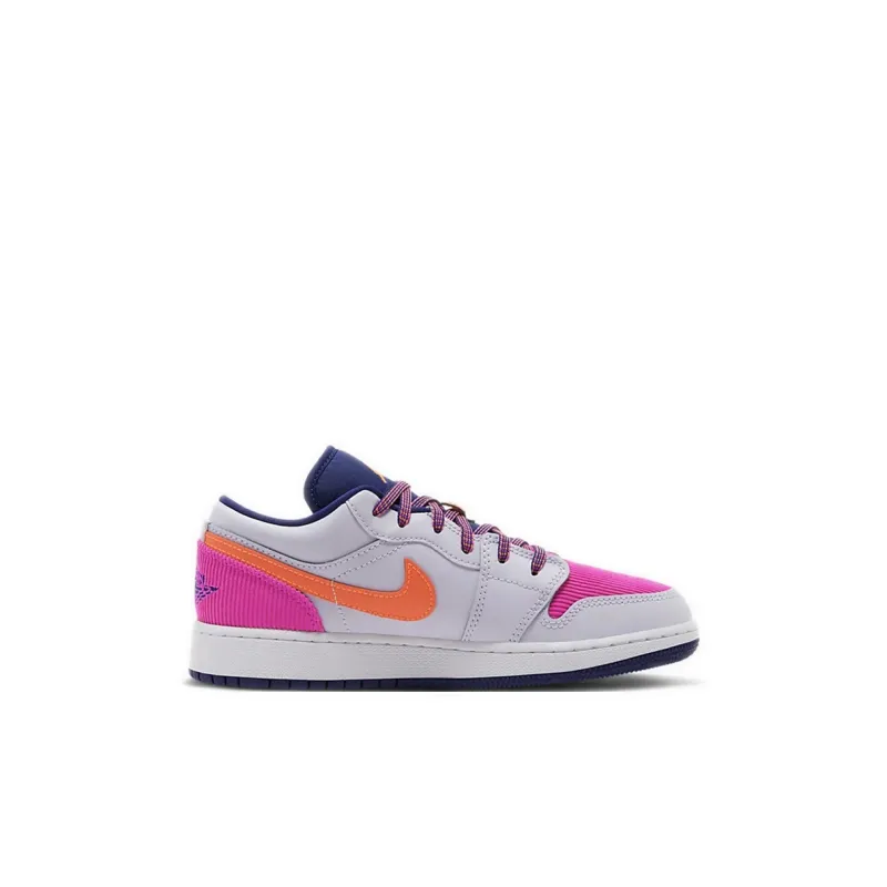 Jordan 1 Low GS Fire Pink Hyper Crimson-1
