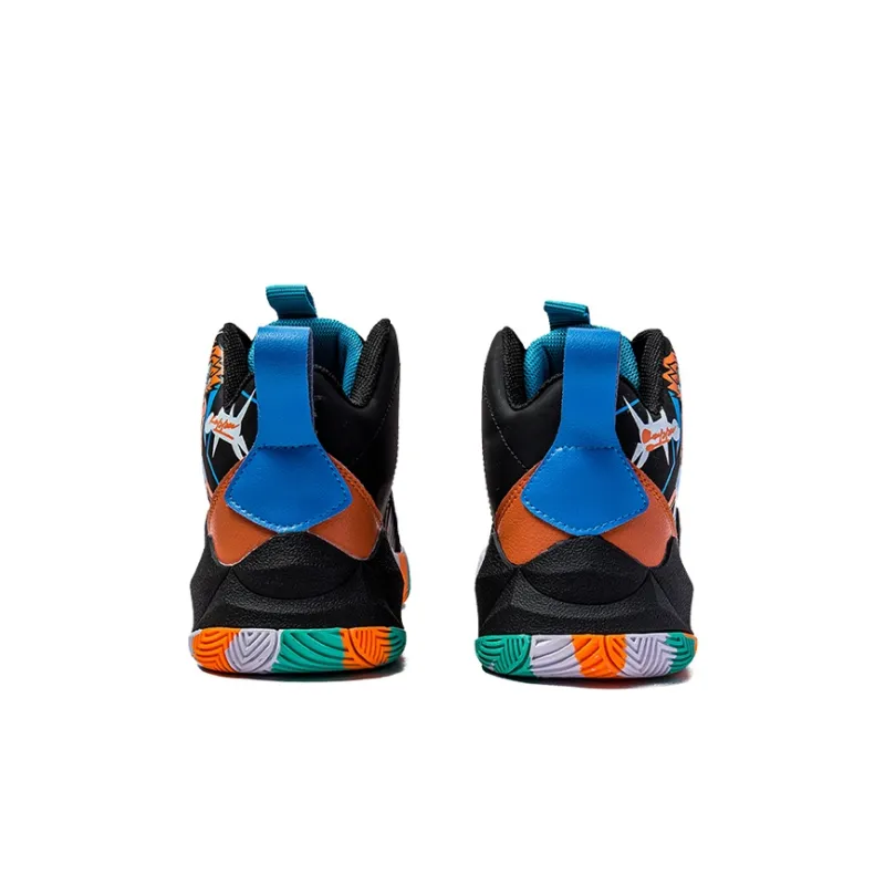 Kappa Knob Collection Mid-Top Basketball Shoes Black Kids'-4
