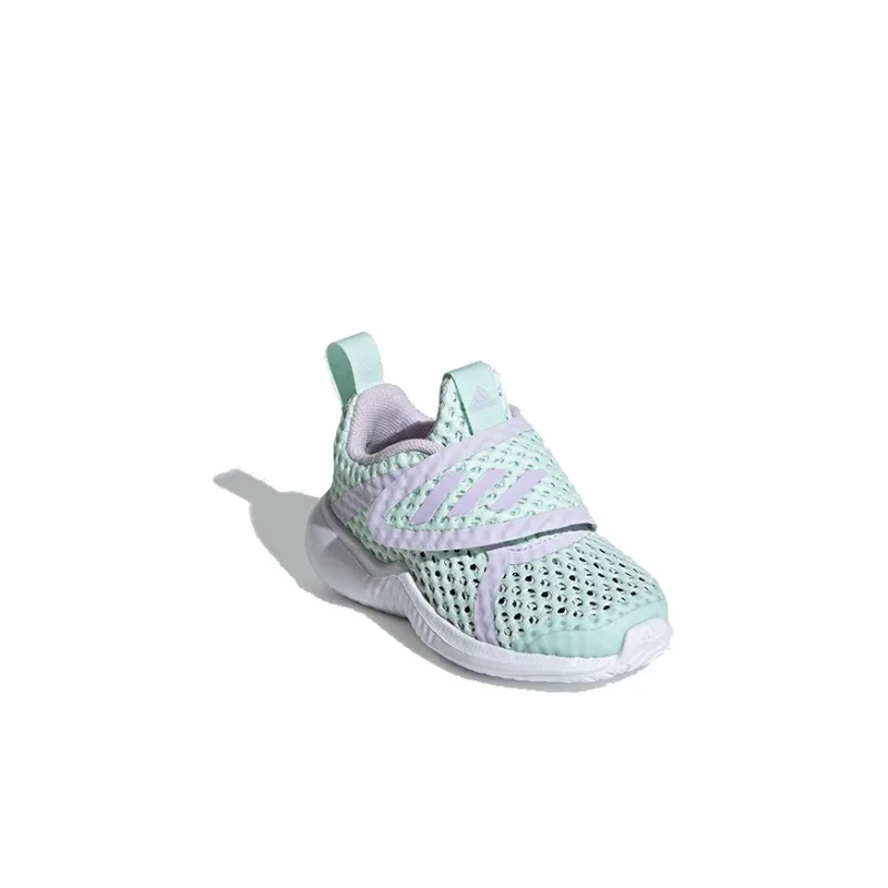 Adidas Fortarun Summer Cushioned Wear-Resistant Breathable Low-Top Toddler Shoes Green Infant And Toddler-2