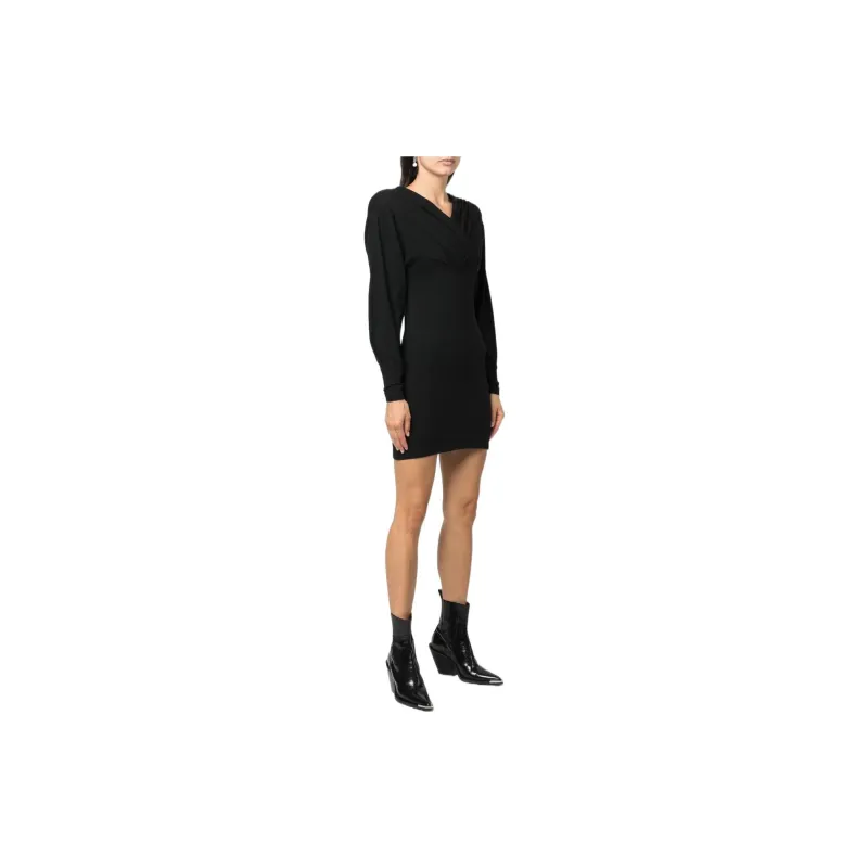IRO NIGHT Long-Sleeved Dresses Women's Black-3