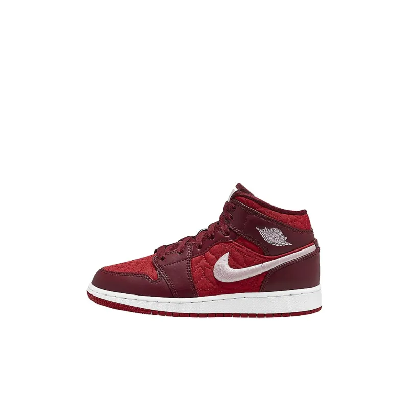 Jordan 1 Mid SE PS Red Quilted-0