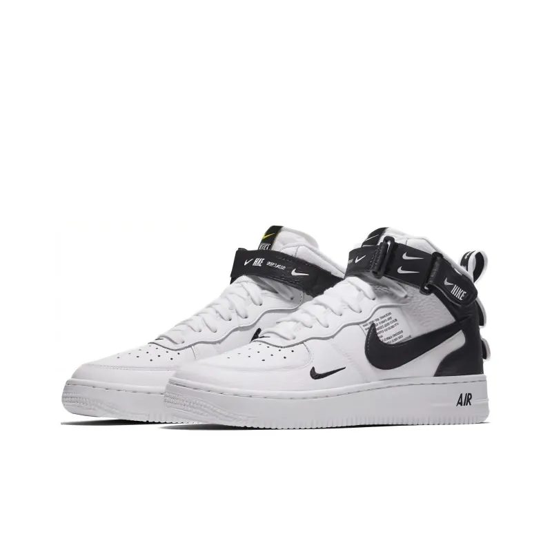 Nike Air Force 1 Mid Utility White Black GS-3