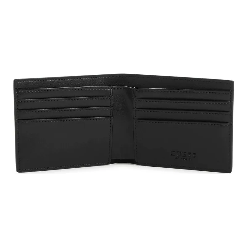 GUESS Artificial Leather Wallet Men's Black-2