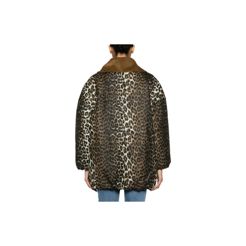 BARBOUR x GANNI FW23 Jackets Coats Women's Brown-2