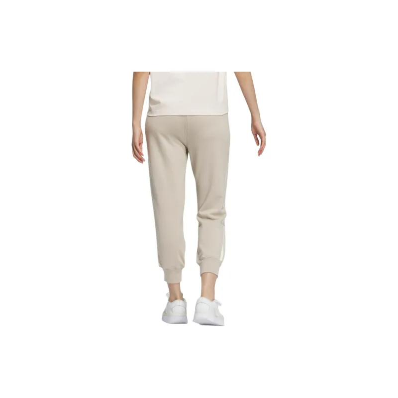 Adidas Knitted Sports Pants Women's Beige-4