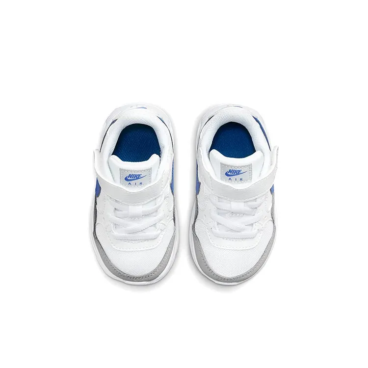 Nike Slip Resistant Shock Absorbers With Abrasion Resistant Properties Low Top Toddler Shoes White Blue Baby-3