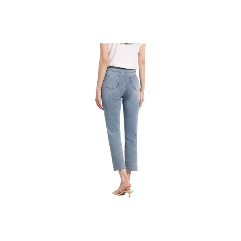 Hush Puppies Jeans Women's Light Gray Blue-2