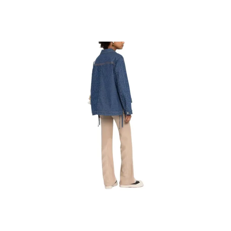 LOEWE Anagram Workwear Denim Jacket 'Indigo'-2