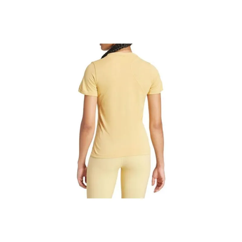 Adidas Regular T Shirt Women's Beige Yellow-2