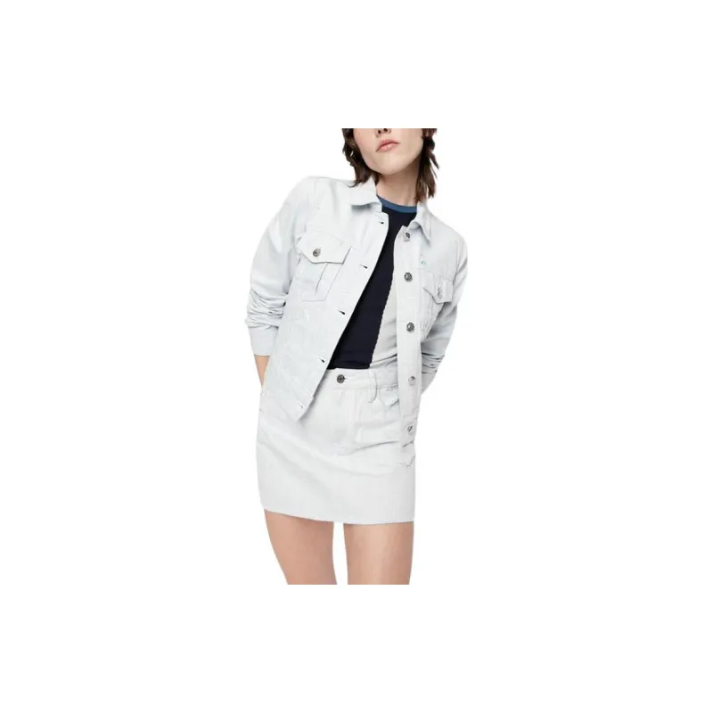 ARMANI EXCHANGE Denim Short Skirts Women's Denim Blue-5