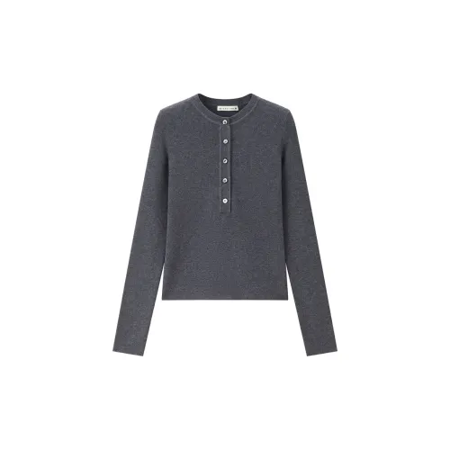 UNIQLO Knitwear Women's Dark Heather Gray