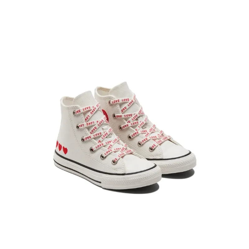 Converse Chuck Taylor All Star High GS 'Embroidered Hearts'-2