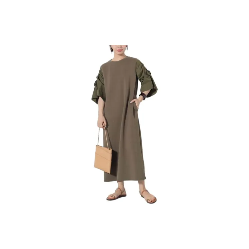 Beams Short Sleeved Dresses Women's-12