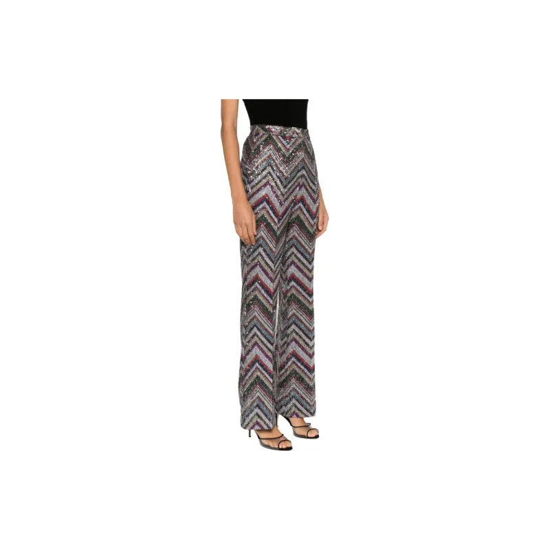 MISSONI Sequin embellished Flared Trousers-3