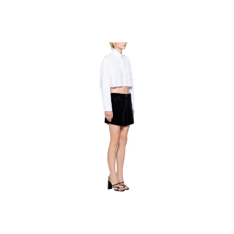 MIU MIU SS22 Shorts Women's Black-3