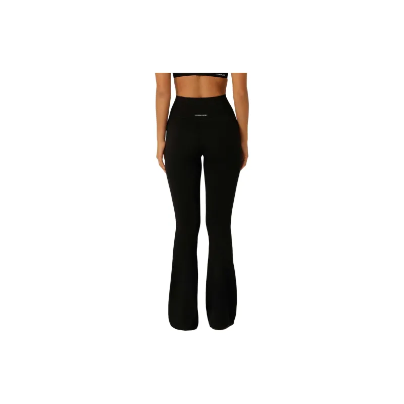 LORNA JANE Sculpt & Support Full Length Bootleg Athletic Trousers Women's Black-3