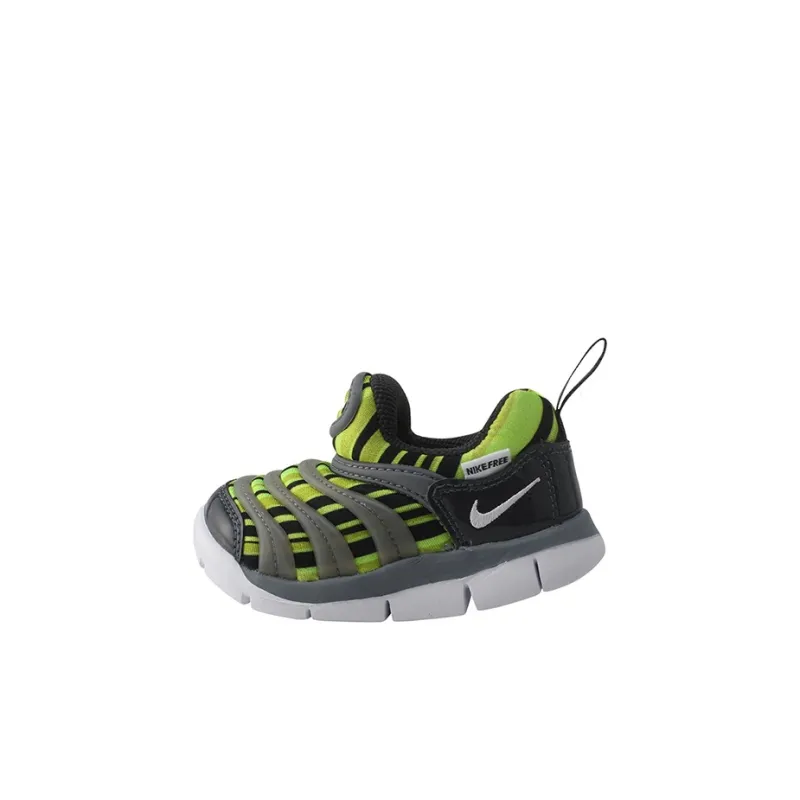 Nike Dynamo Free Low-Top Running Shoes Gray Green Infant And Toddler-0