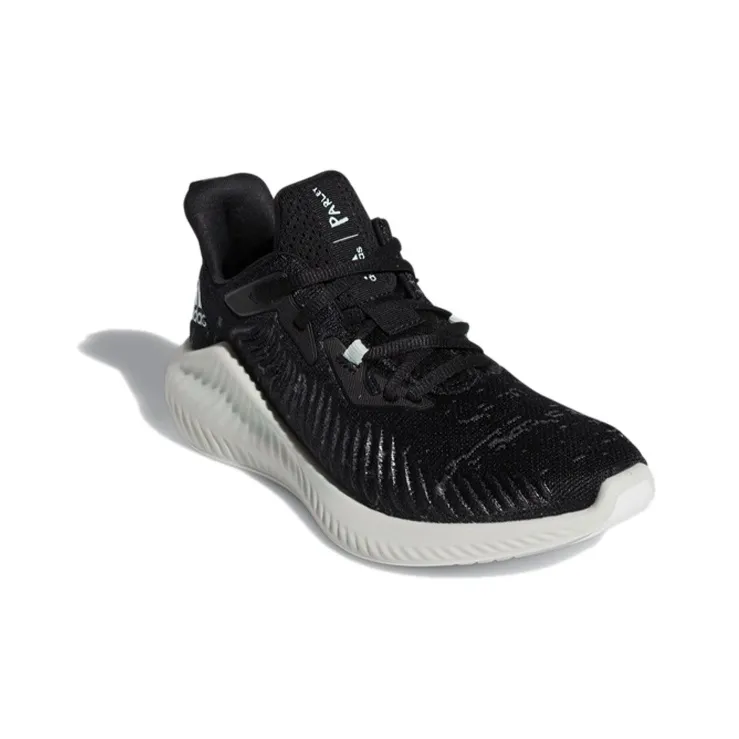 Adidas AlphaBounce Low Top Kids' Running Shoes Black Teenagers-2