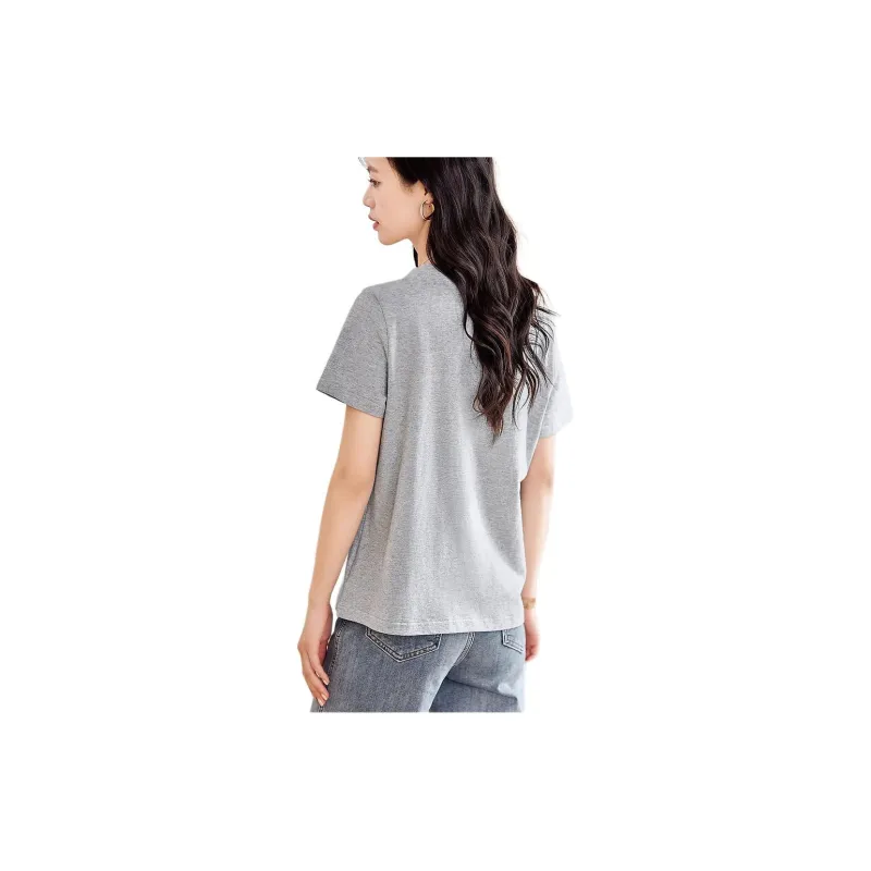 Mo Han Yi Mei T Shirt Women's Gray-1