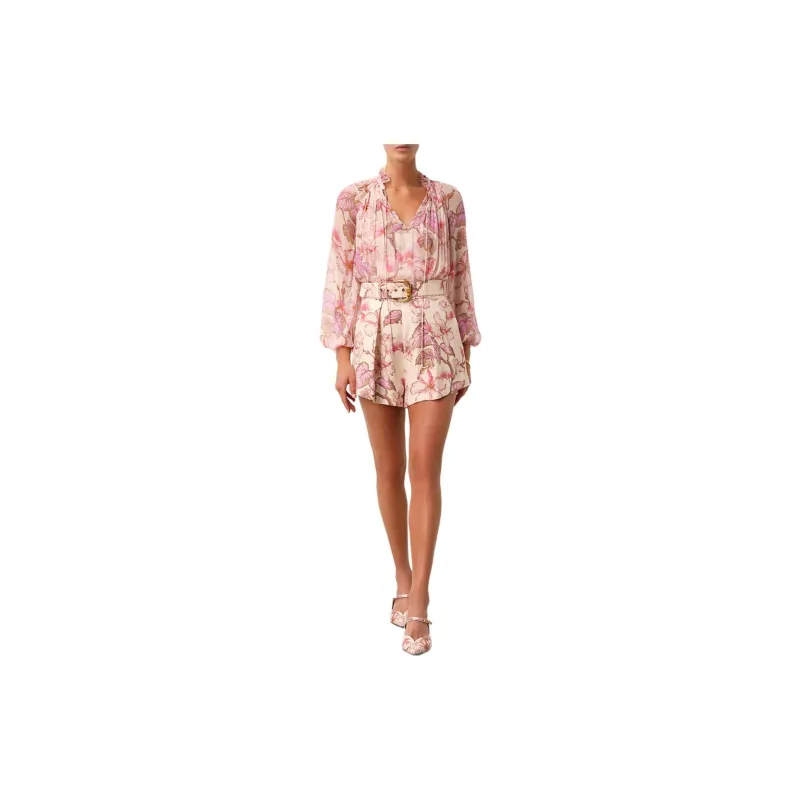 Zimmermann Matchmaker Billow Floral print Blouse-4