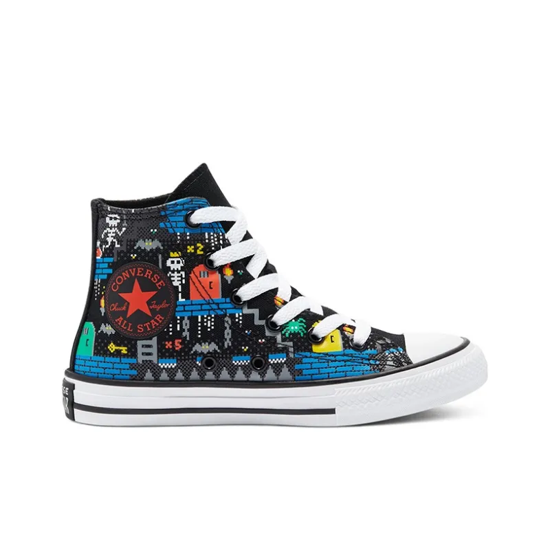 Converse Chuck Taylor All Star High GS 'Gamer - Knights And Skeletons'-1