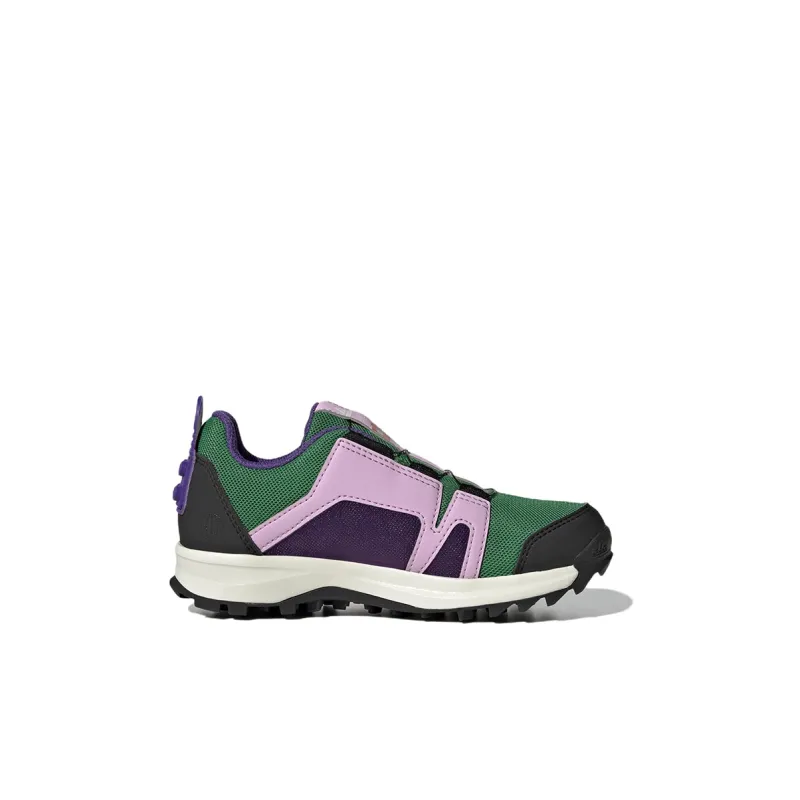 Lego x Adidas Terrex Agravic Boa K Anti Slip Wear Resistant Low Top Kids' Running Shoes Purple Green Kids'-1