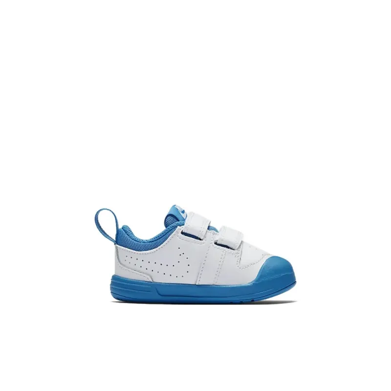 Nike Pico 5 Low Top Toddler Shoes White Blue Baby-1